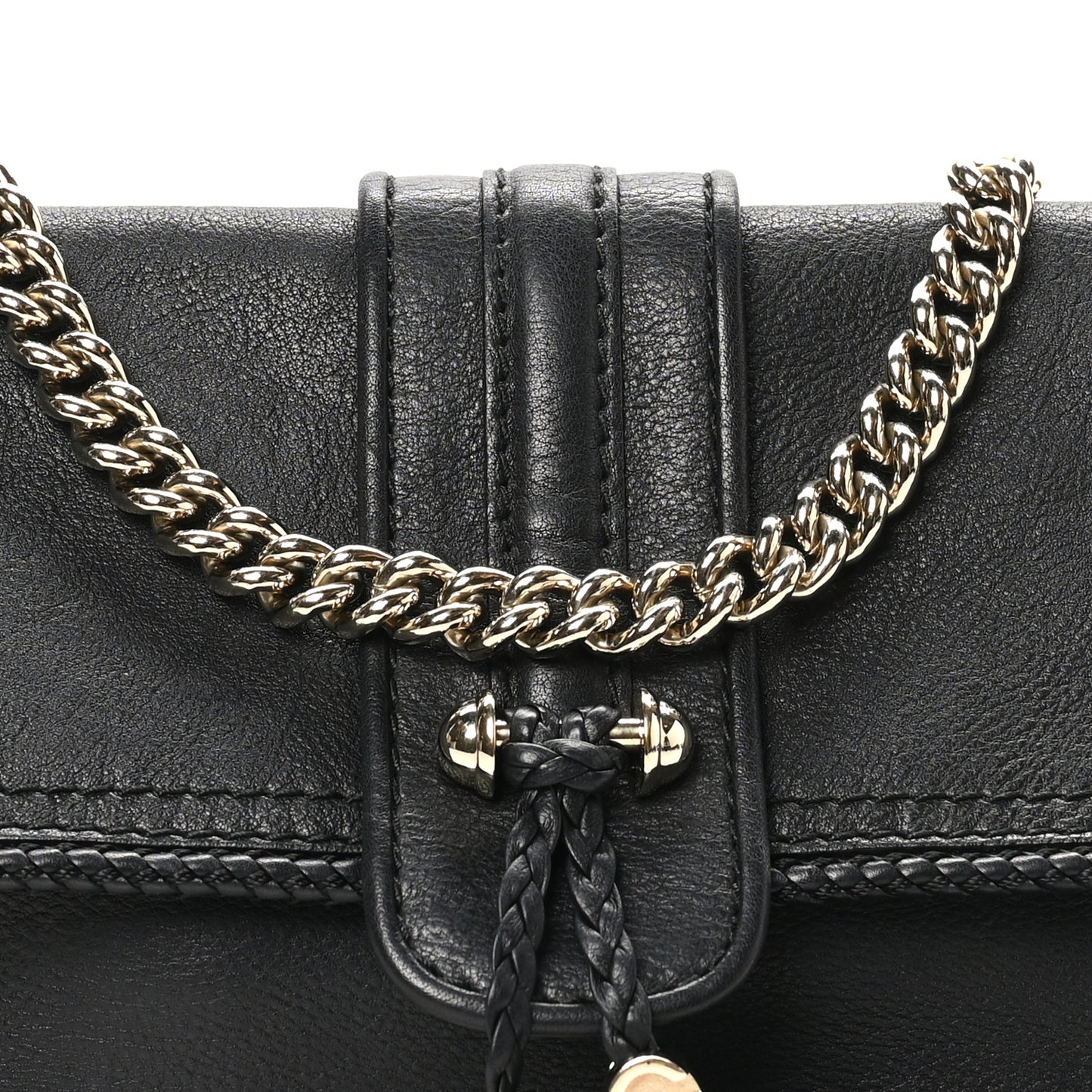 Calfskin Marrakech Evening Bag Black