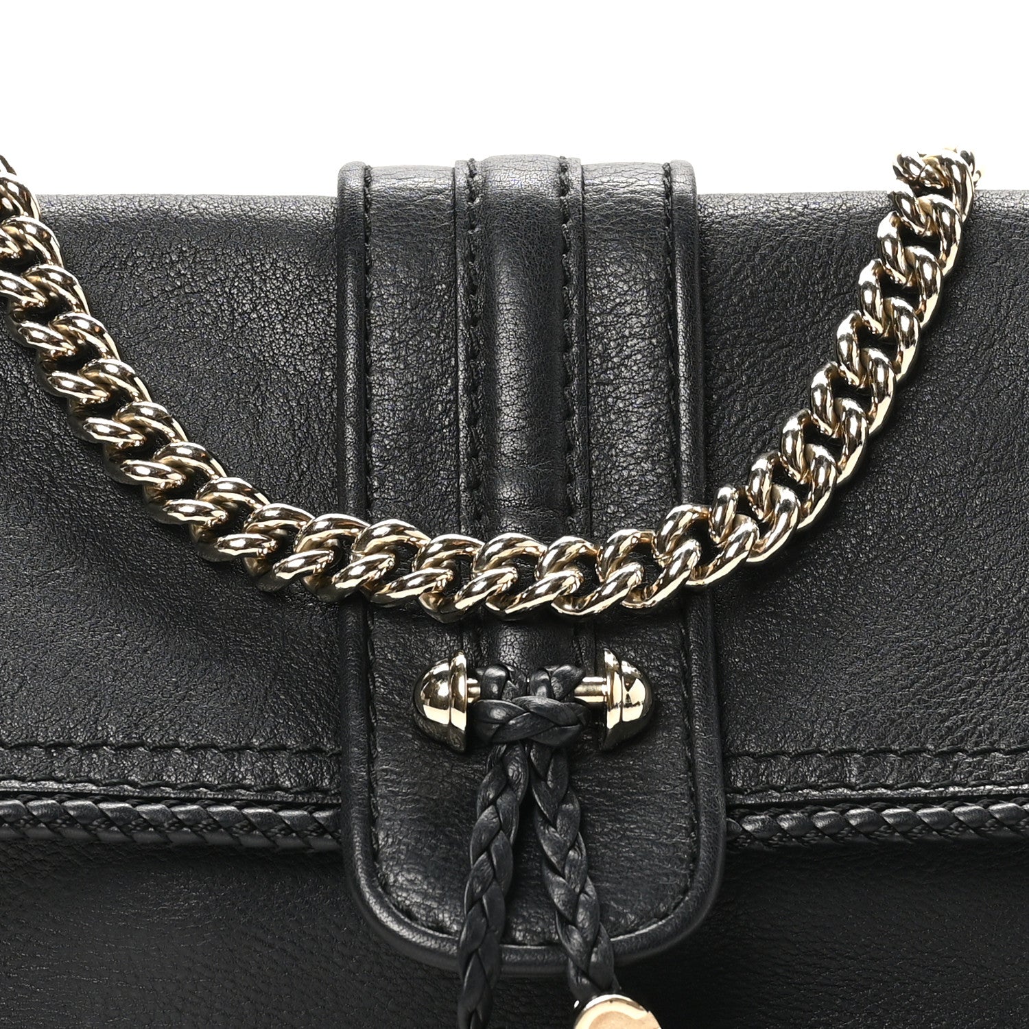 Gucci Calfskin Marrakech Evening Bag Black 8 of 10