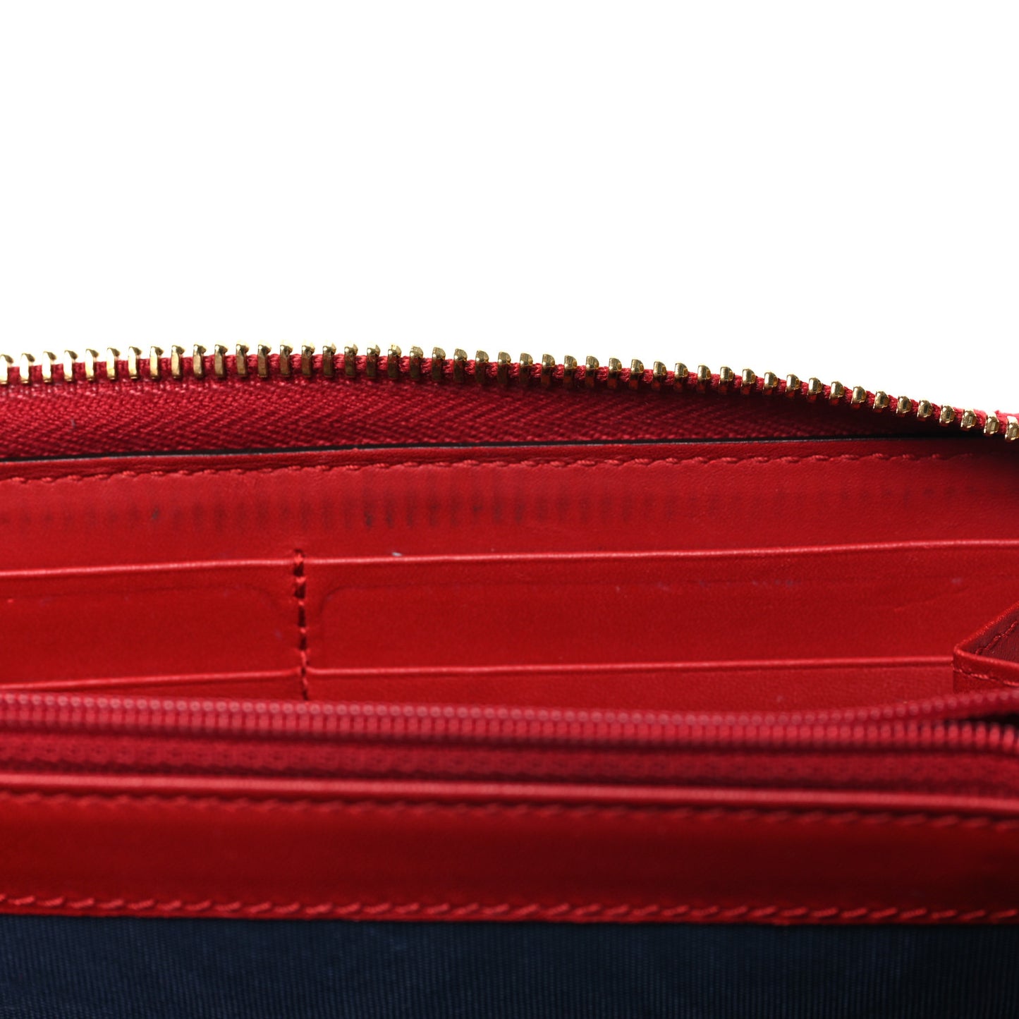 GG Supreme Monogram Blooms Zip Around Wallet Blue