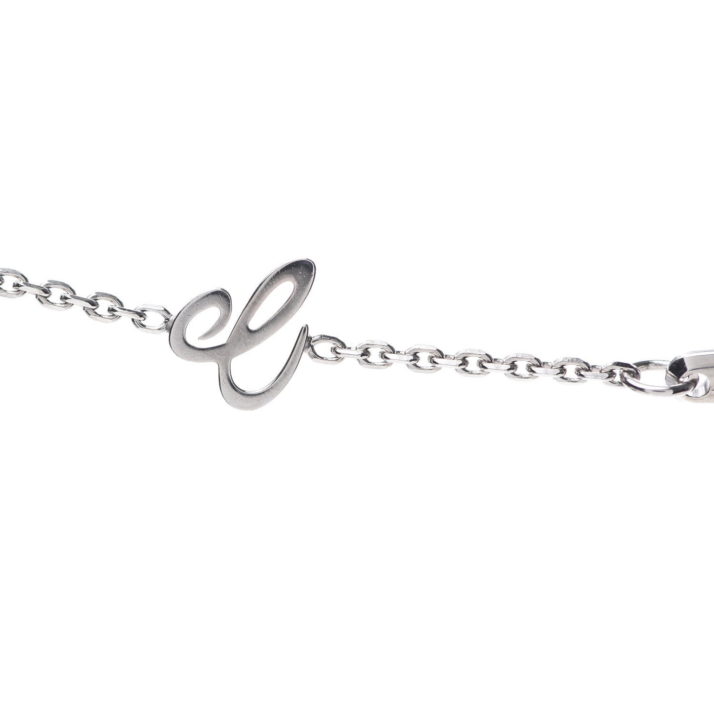 18K White Gold Pave Diamond Good Luck Charms Evil Eye Pendant Necklace