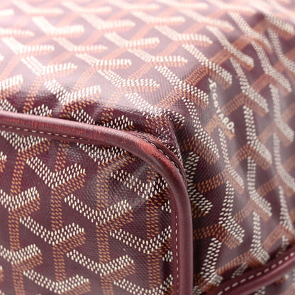 Goyard Goyardine Reversible Anjou PM Burgundy 12 of 14