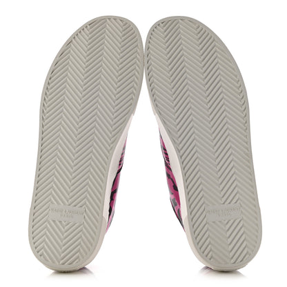 Saint Laurent Nappa Zebra Venice Sneakers 40 Fuchsia Black 5 of 12
