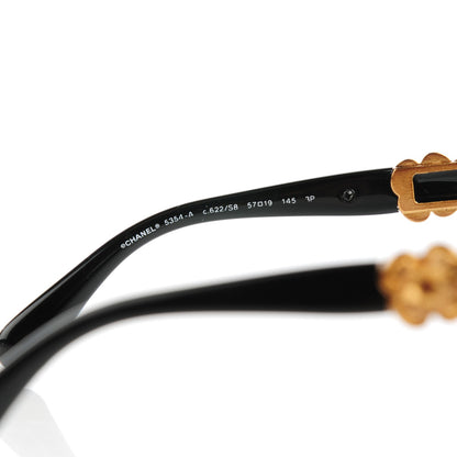 Chanel Bijou Cat Eye Sunglasses 5354-A Black 8 of 9