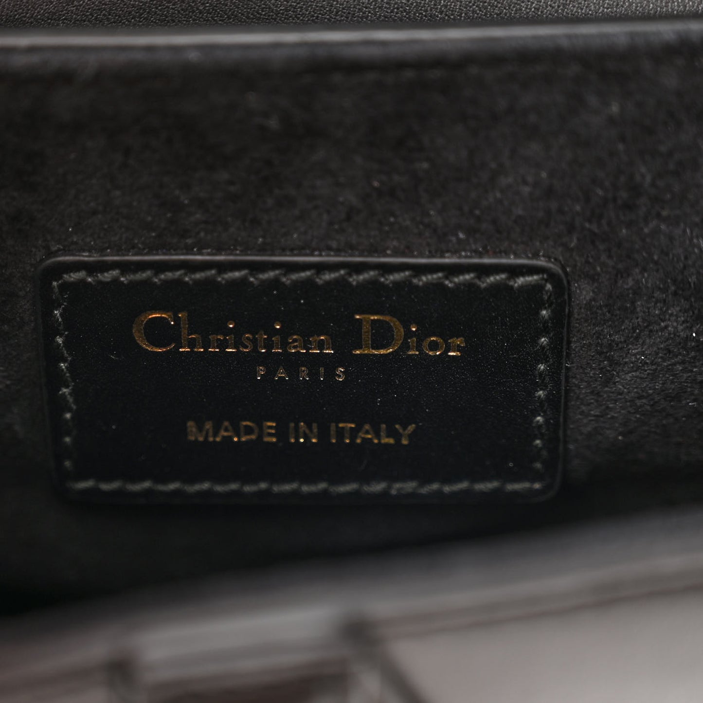 Calfskin Mini Saddle Bag Black
