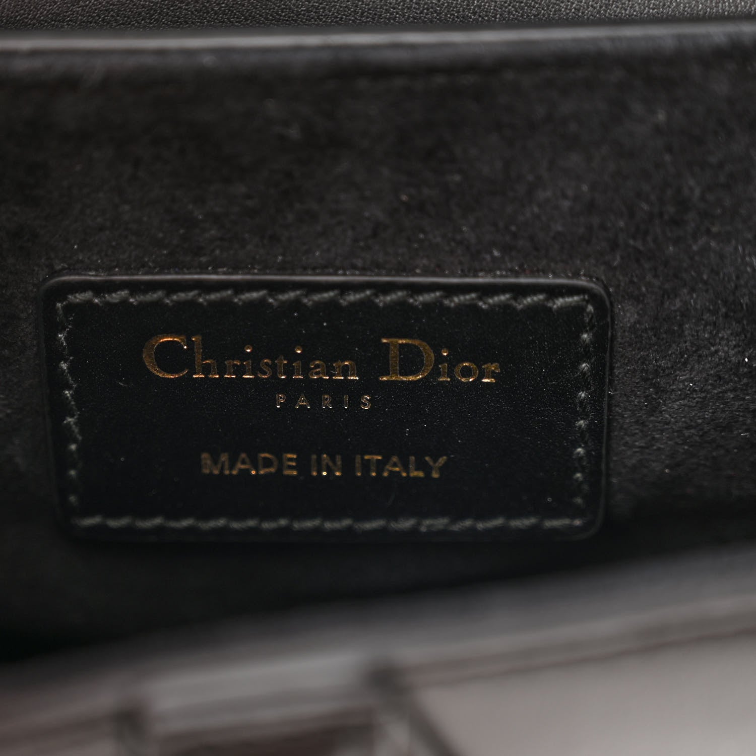 Christian Dior Calfskin Mini Saddle Bag Black 6 of 10