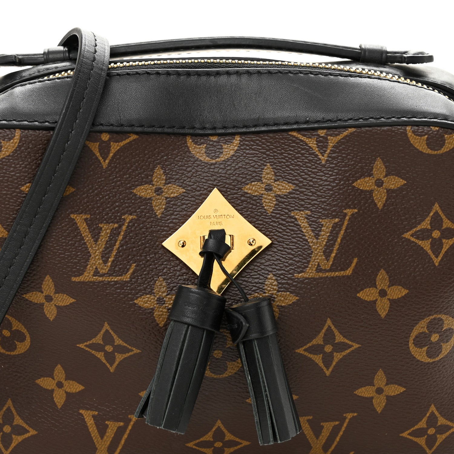 Louis Vuitton Monogram Saintonge Black Black 8 of 10