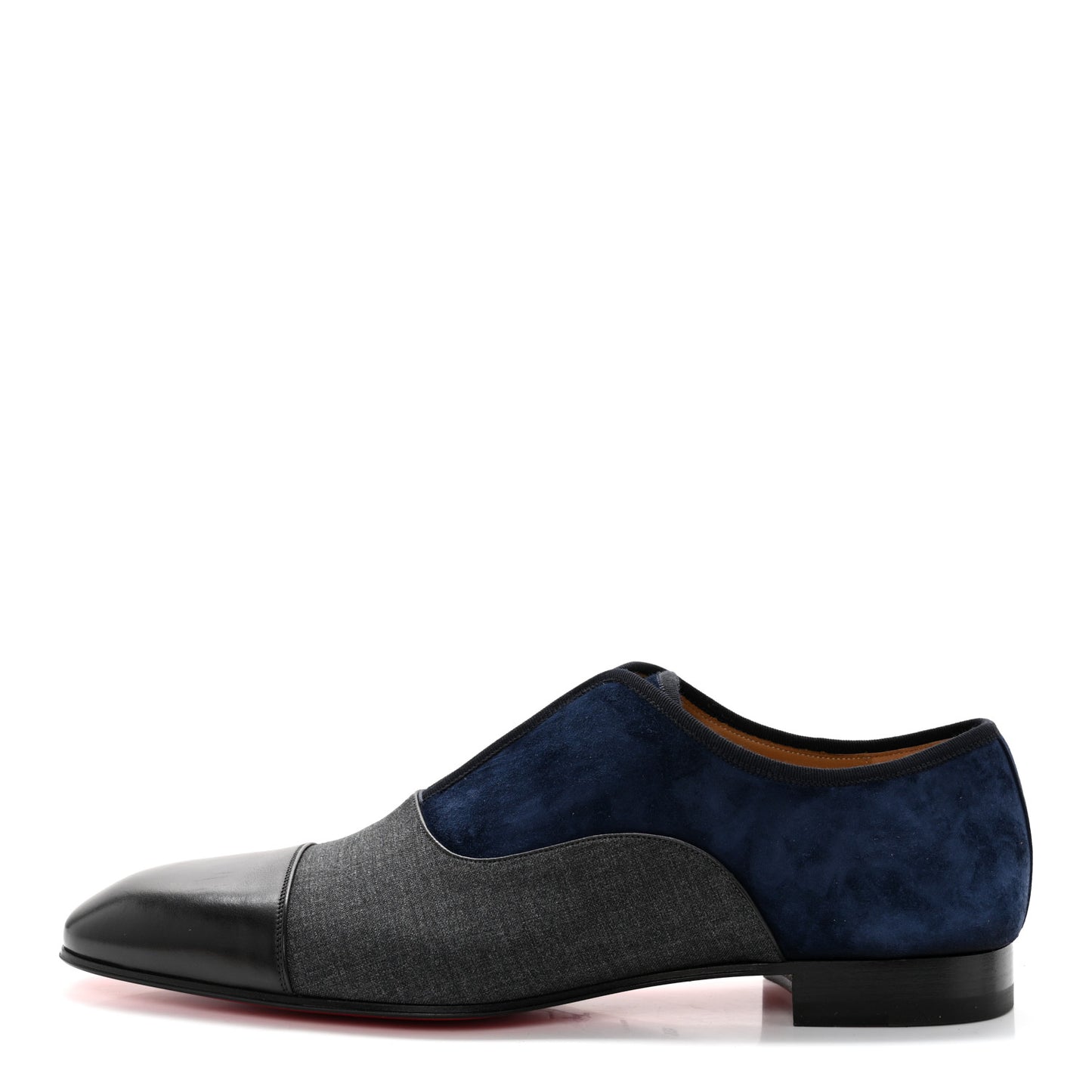 Mens Suede Wool Alpha Male Flat Loafers 45.5 Black