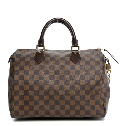 Louis Vuitton Damier Ebene Speedy 30 1 of 10