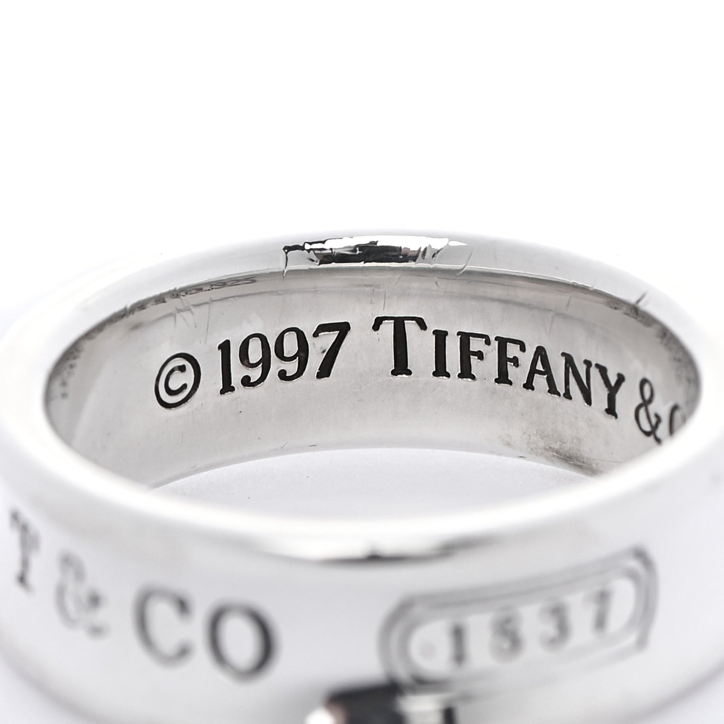 Sterling Silver 1837 Band Ring 55 7.25