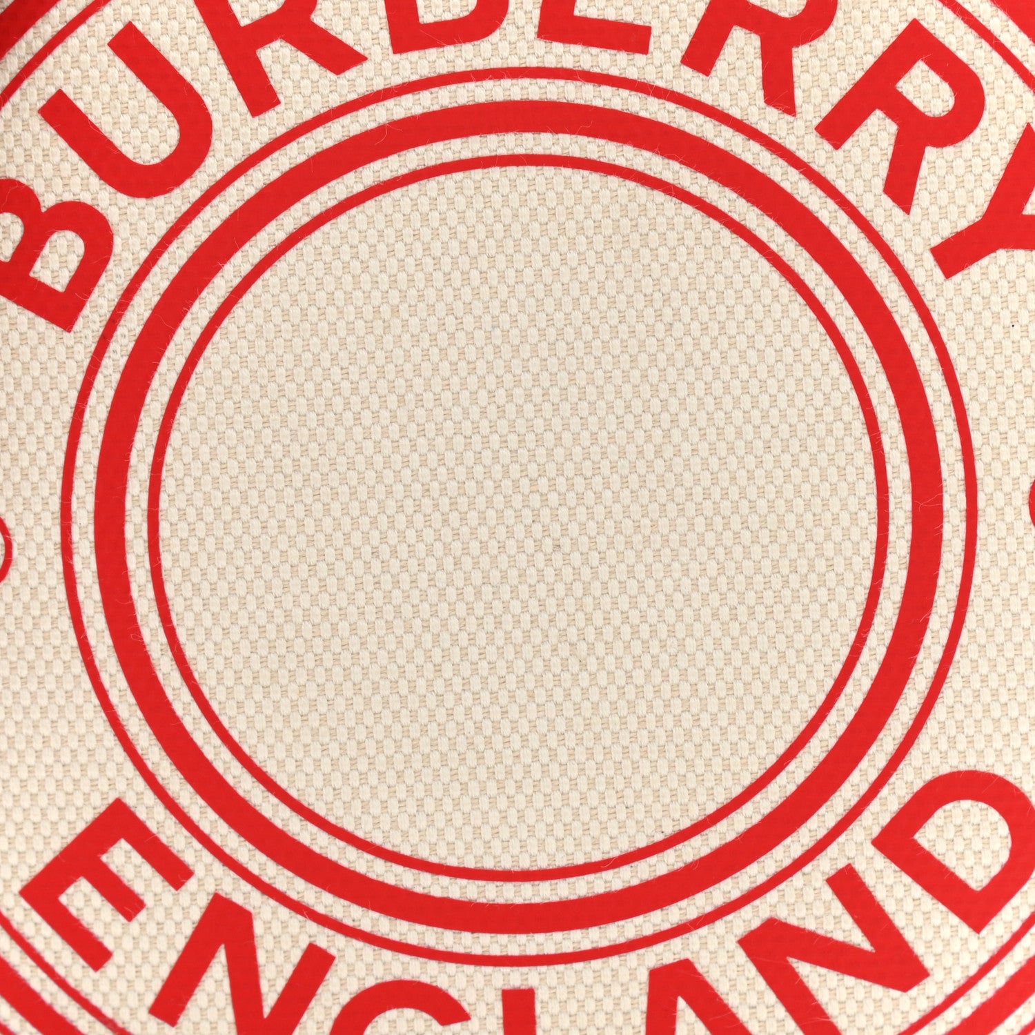 Burberry Canvas Calfskin Louise Bag Natural 9 of 11
