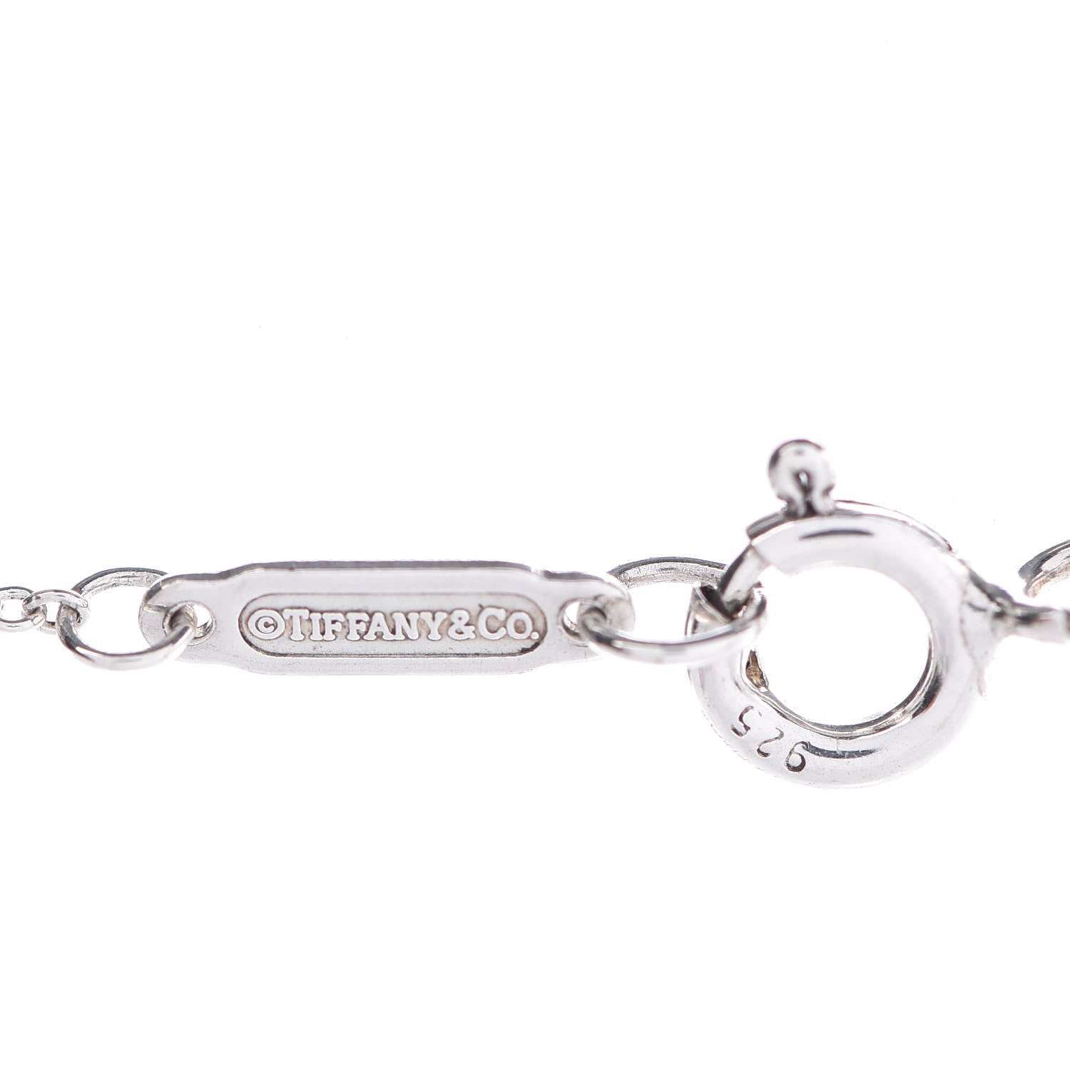 Tiffany Sterling Silver Teddy Bear Charm Pendant Necklace 4 of 6