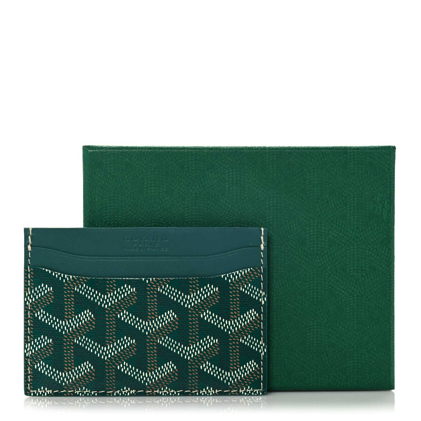Goyardine Saint Sulpice Card Holder Green