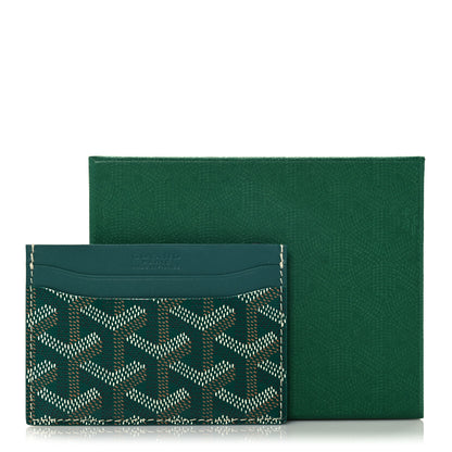 Goyard Goyardine Saint Sulpice Card Holder Green 7 of 7