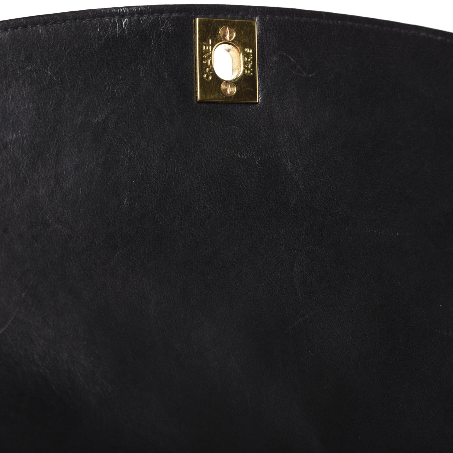 Chanel Lambskin Quilted Medium Single Flap Black 15 of 16