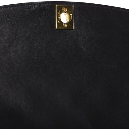 Chanel Lambskin Quilted Medium Single Flap Black 15 of 16