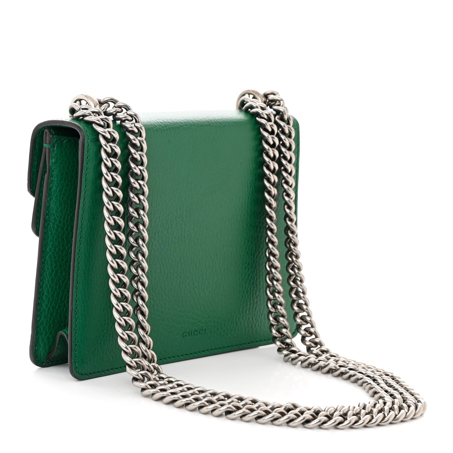 Gucci Calfskin Mini Dionysus Shoulder Bag Emerald 3 of 10