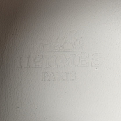 Hermes Suede Goatskin Jet Sneakers 40 Gris Arctique White 9 of 11