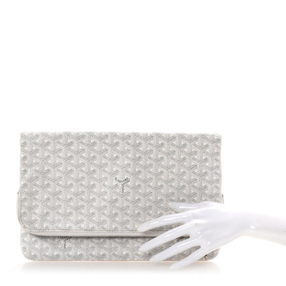 Goyard Goyardine Sainte Marie Soft Clutch White 2 of 7