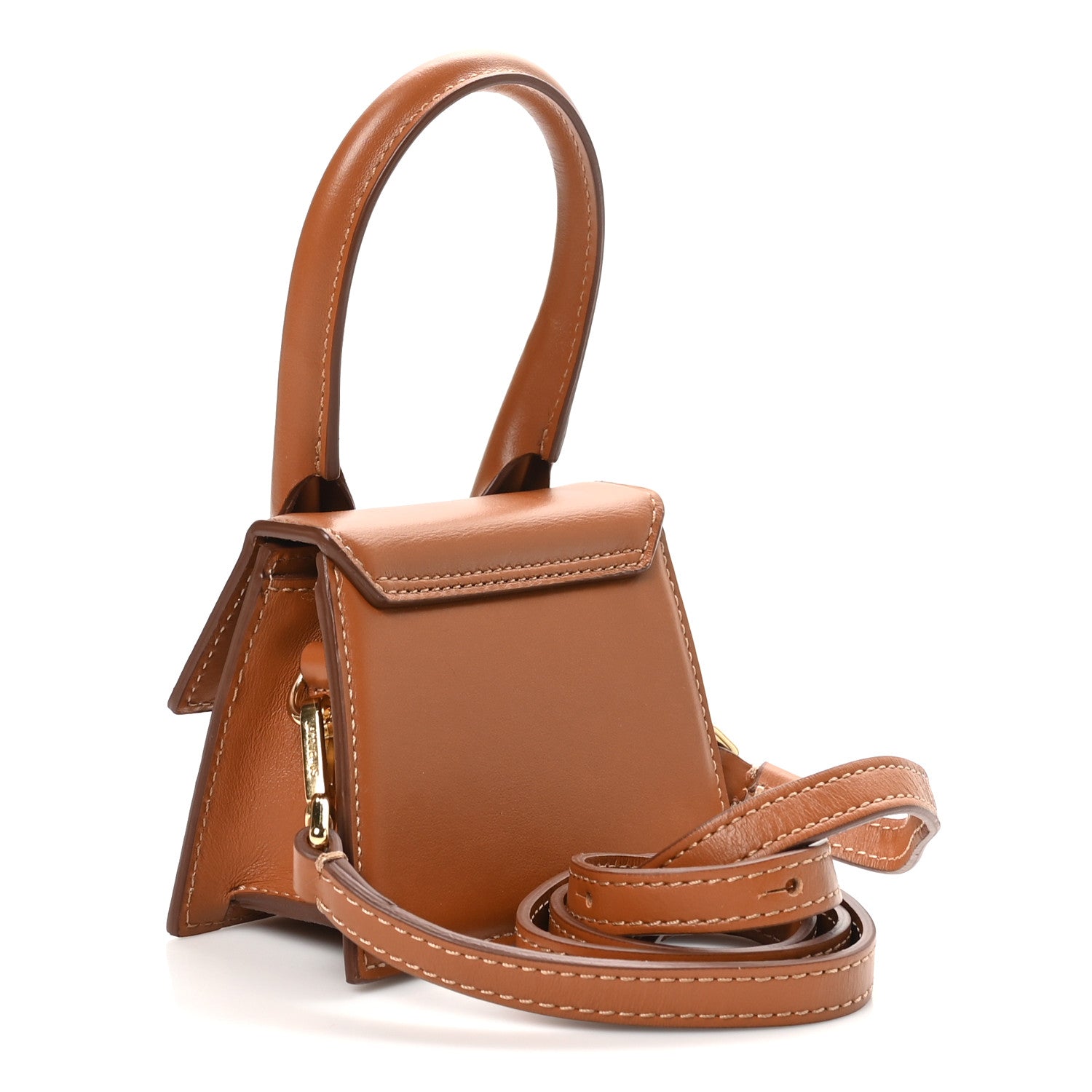 Jacquemus Smooth Calfskin Mini Le Chiquito Light Brown 2 of 8
