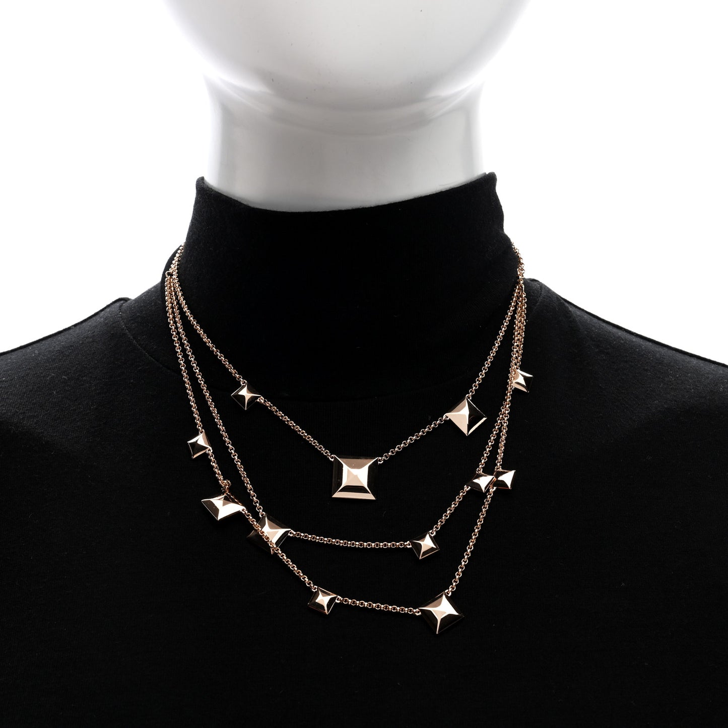 18K Rose Gold Clou d'H Necklace