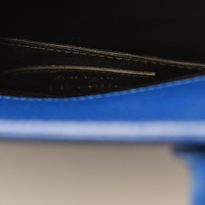 Saint Laurent Grained Calfskin Baby Sac De Jour Royal Blue 7 of 9