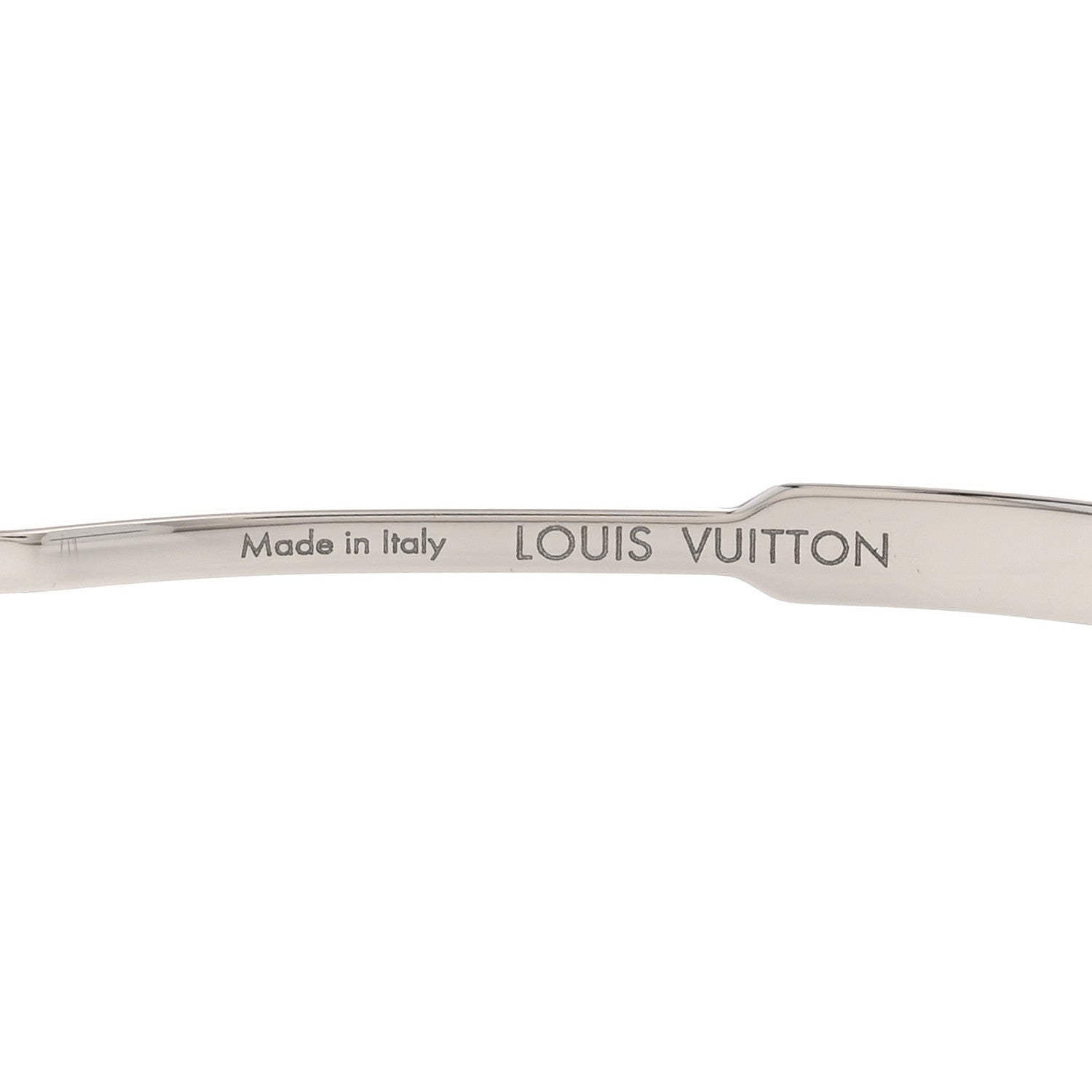 Louis Vuitton Metal Swarovski Crystal Cyclone Sunglasses Z1815U Silver 5 of 9