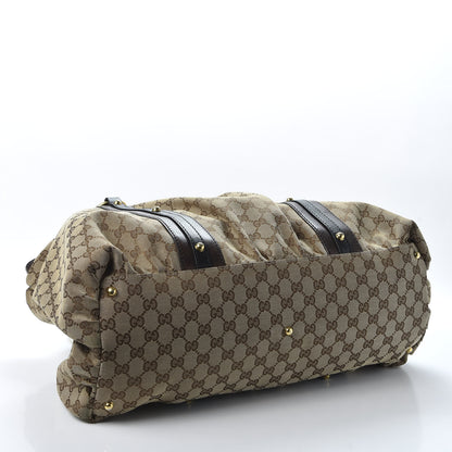 Gucci Monogram Medium Interlocking Icon Tote Dark Brown 3 of 9