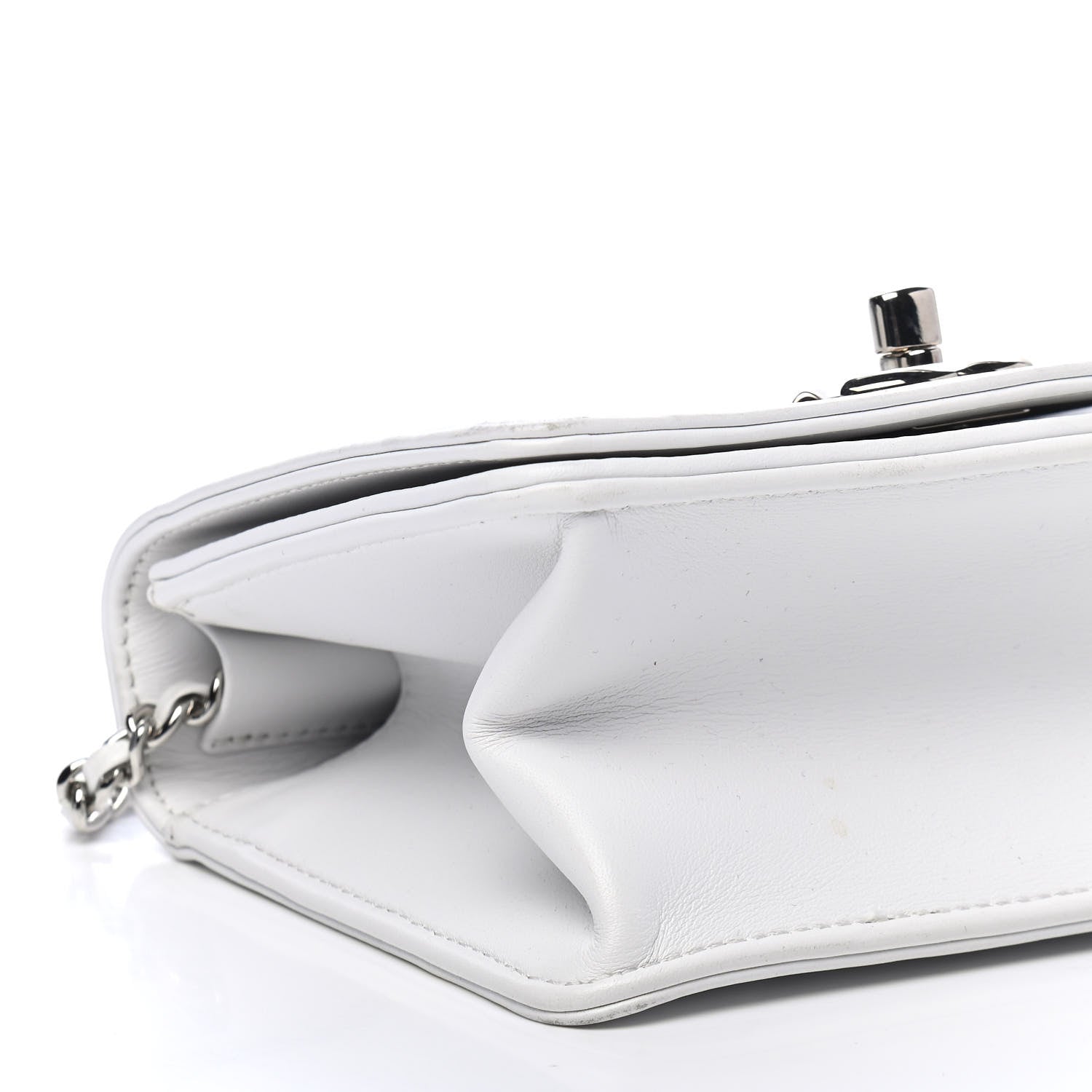 Chanel Calfskin Mini Propeller Flap White 8 of 11