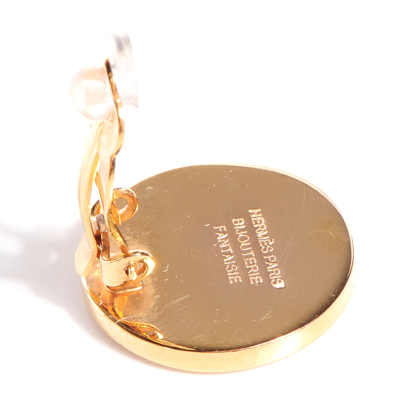 Caleche Clip On Earrings Gold
