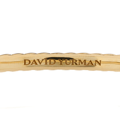 David Yurman 18K Yellow Gold 4.5mm Sculpted Cable Bracelet 5 of 5
