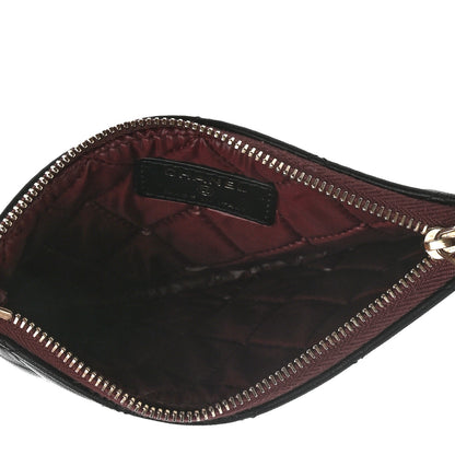 Chanel Lambskin Quilted Small Cosmetic Case Black 5 of 7