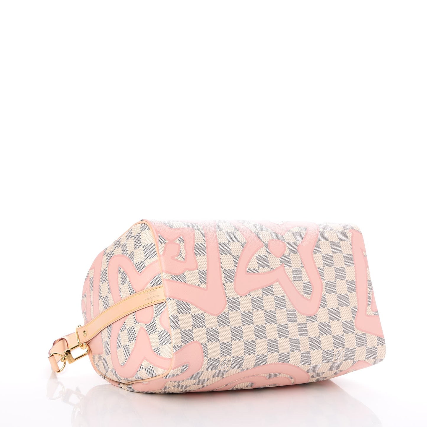 Damier Azur Tahitienne Speedy Bandouliere 30 Rose Ballerine
