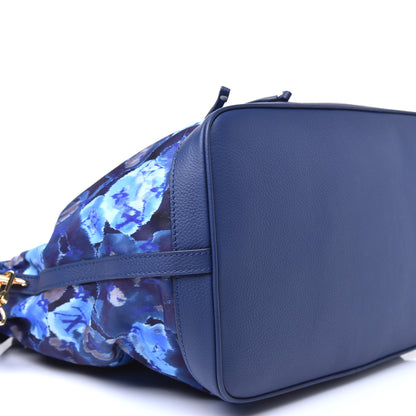 Louis Vuitton Nylon Monogram Ikat Noefull MM Grand Blue 8 of 9