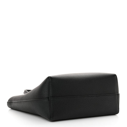 The Row Grained Calfskin Small Park Tote Black 4 of 11