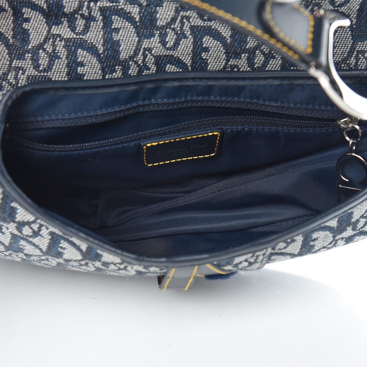 Monogram Saddle Bag Blue
