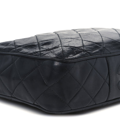 Chanel Lambskin Quilted CC Tassel Camera Case Black 10 of 12
