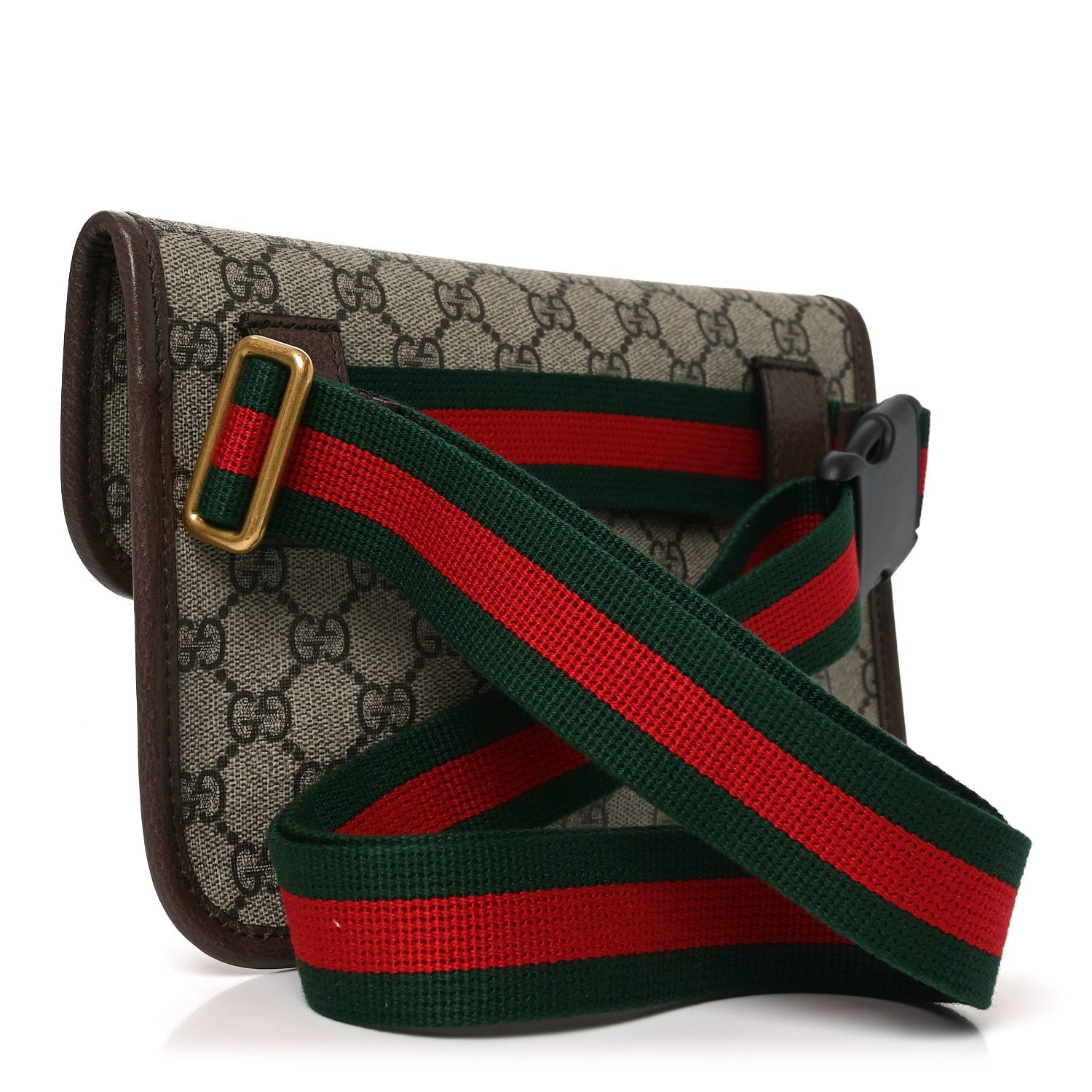 Gucci GG Supreme Monogram Neo Vintage Web Belt Bag Brown 3 of 10