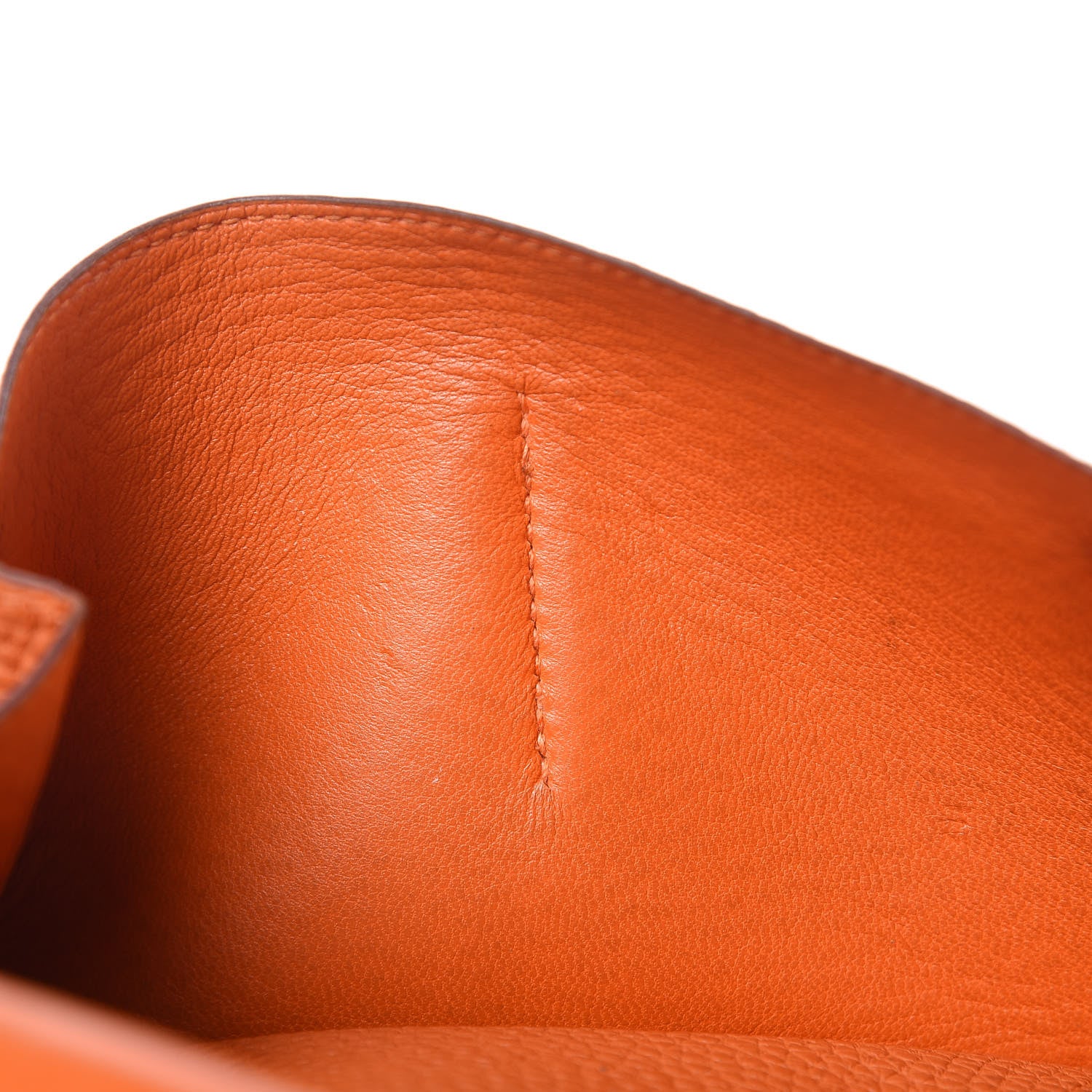Hermes Togo Dogon Duo Wallet Orange 12 of 14