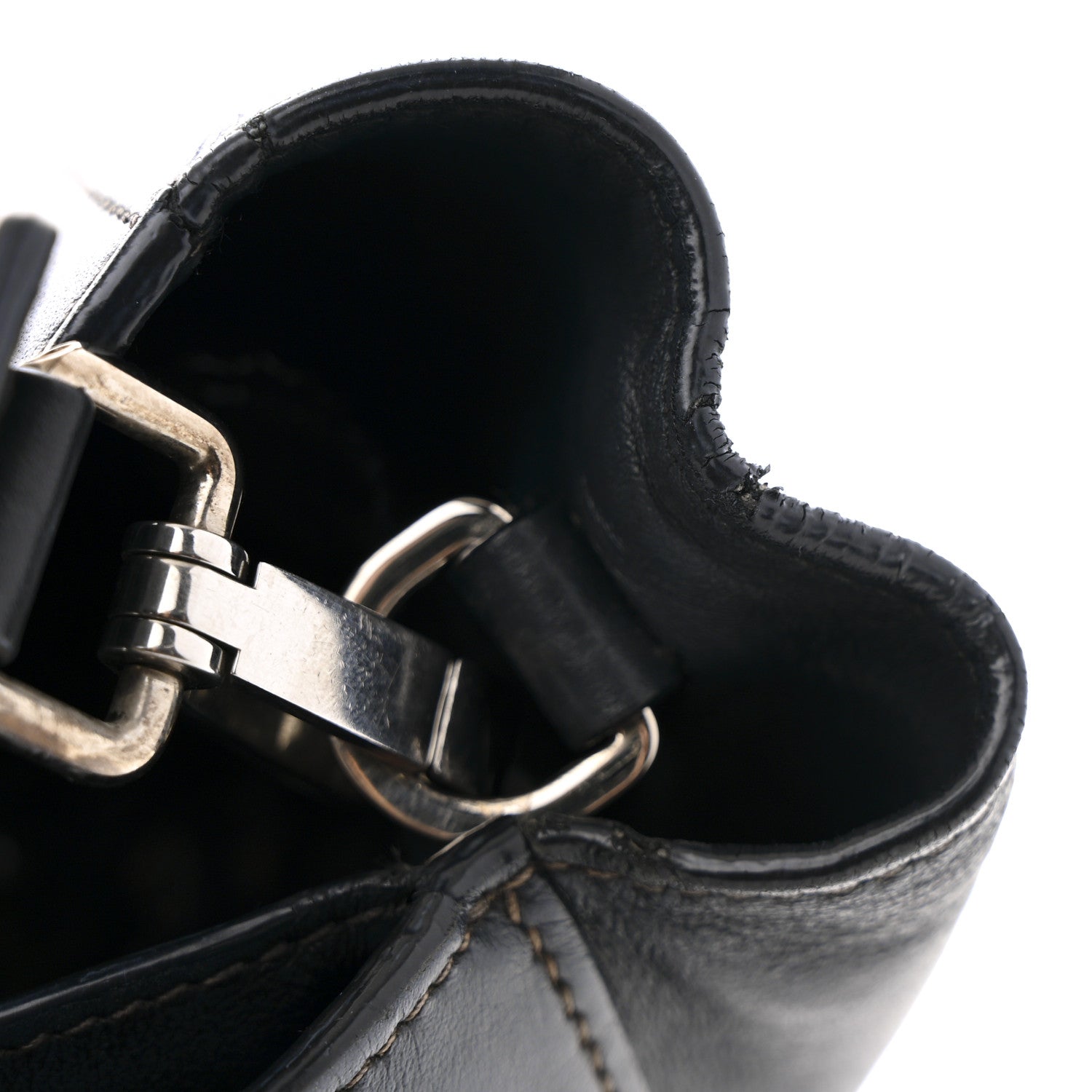 Prada City Calf Tote Black 13 of 14