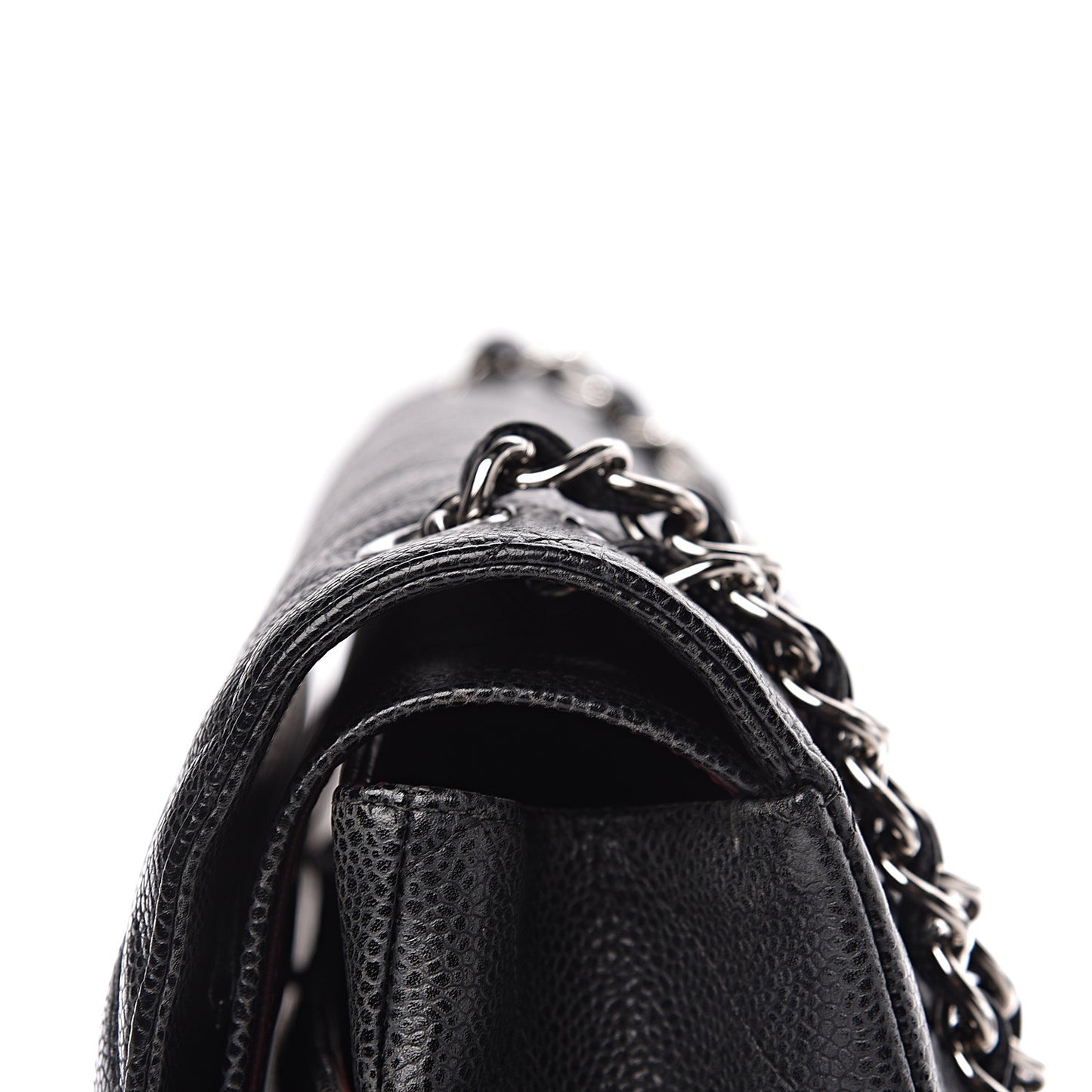 Caviar Quilted Maxi Double Flap Black