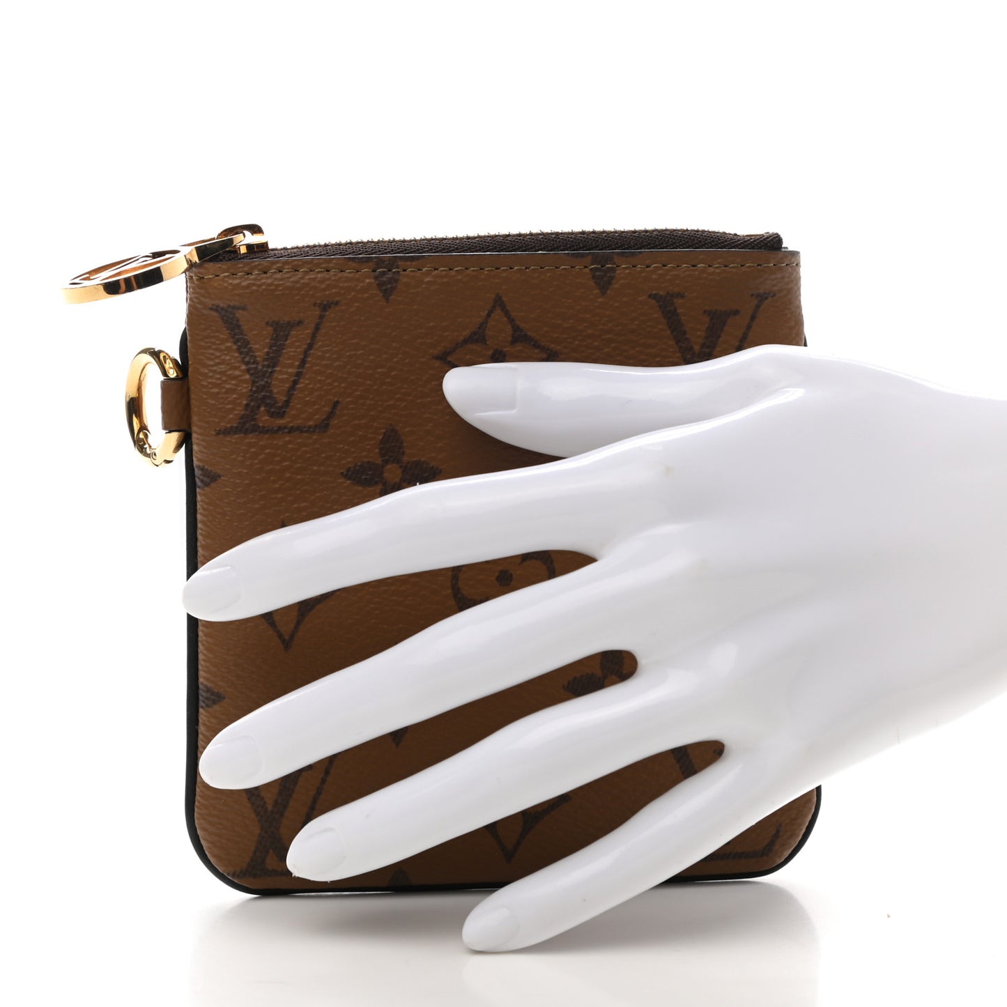 Reverse Monogram Trio Square Pouch