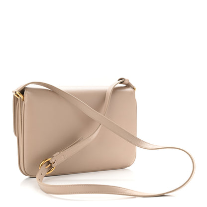 Saint Laurent Smooth Calfskin Le Maillon Satchel Dark Beige 3 of 10