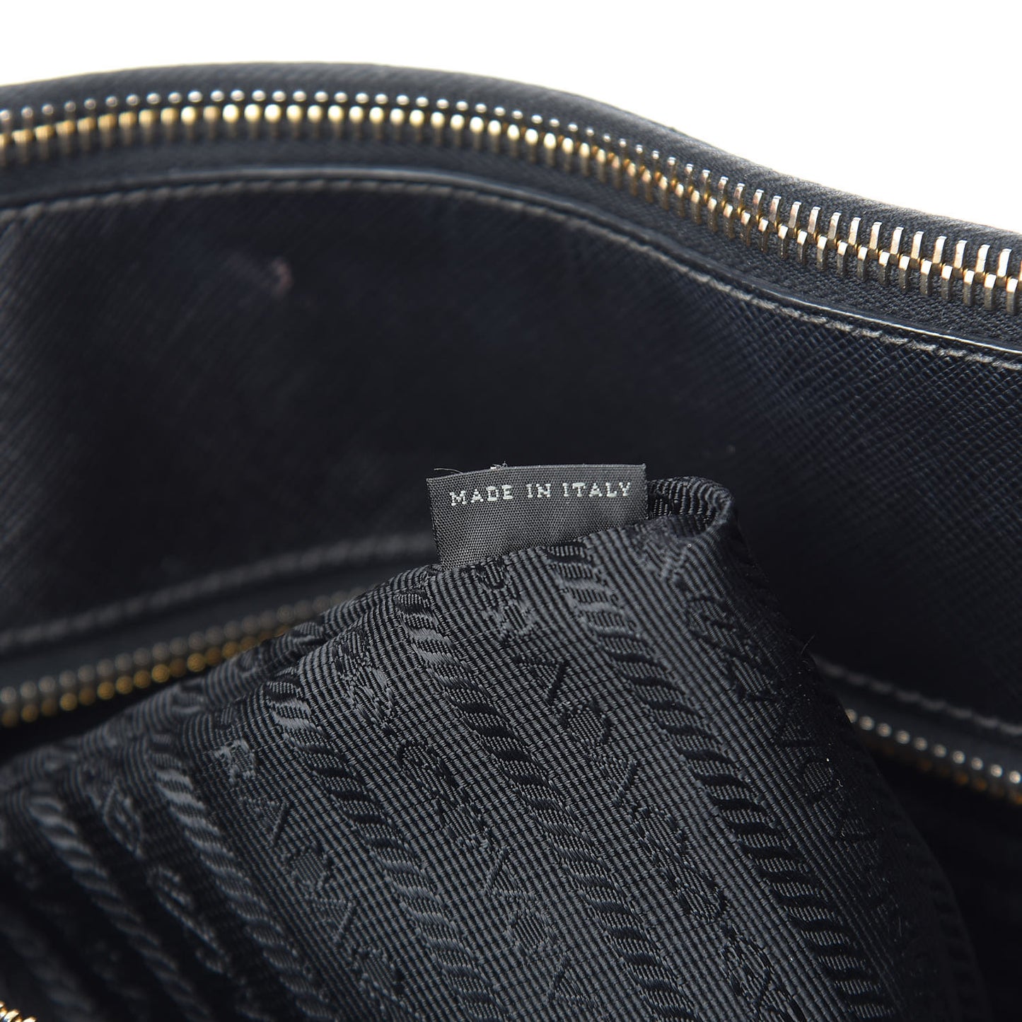 Saffiano Lux Extra Large Galleria Double Zip Tote Black