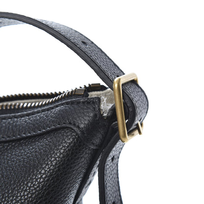 Gucci Grained Calfskin Logo Half Moon Hobo Black 11 of 11