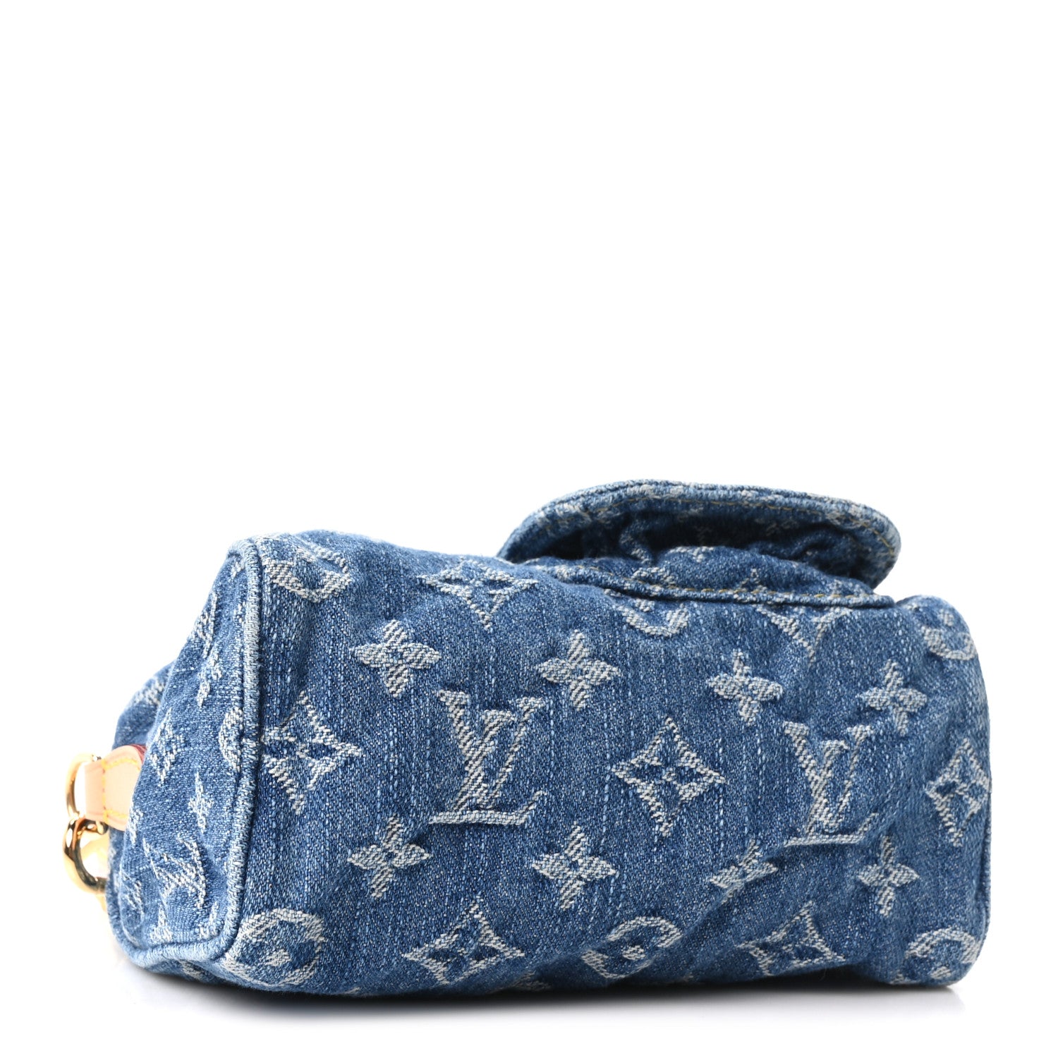 Louis Vuitton Monogram Denim Nano Speedy Blue 4 of 9