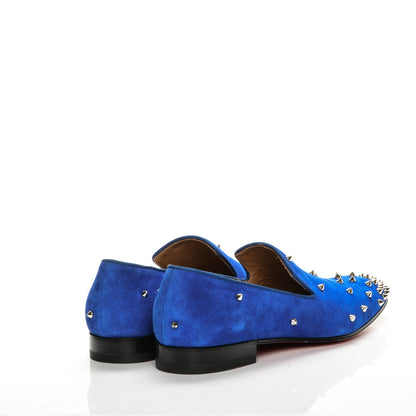 Christian Louboutin Mens Veau Velours Degra Flat 42.5 Electric 4 of 8