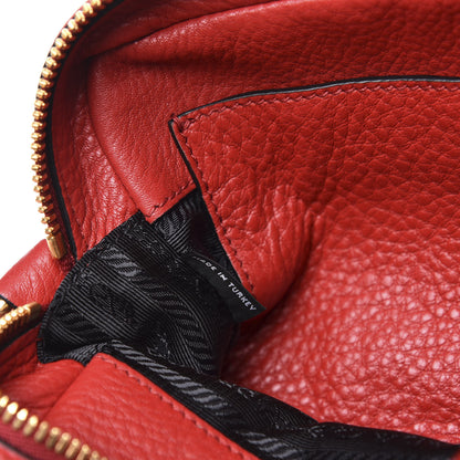 Prada Vitello Phenix Flap Crossbody Rosso 8 of 9
