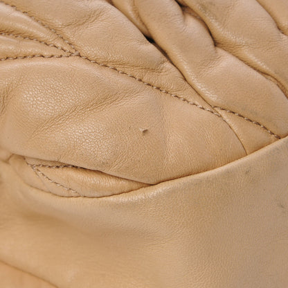 Miu Miu Nappa Matelasse Coffer Hobo Beige 9 of 16