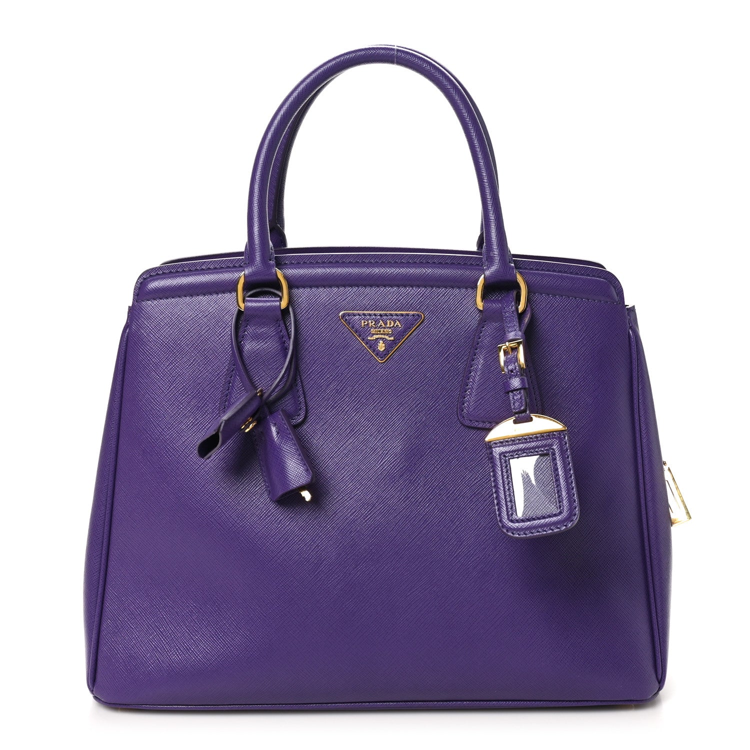 Prada Saffiano Lux Parabole Tote Viola 1 of 9