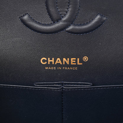 Chanel Caviar Quilted Medium Double Flap Navy 6 of 14